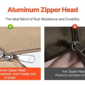 SucceBuy Gazebo Curtains 4-Panel Sidewall Gazebo Privacy Curtains with Zippers Universal Sunshade Curtains Replacement for Patio